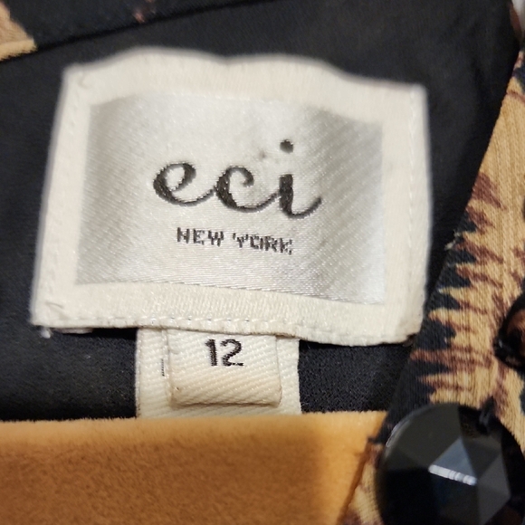 ECI New York Leopard Print Top - Picture 2 of 6